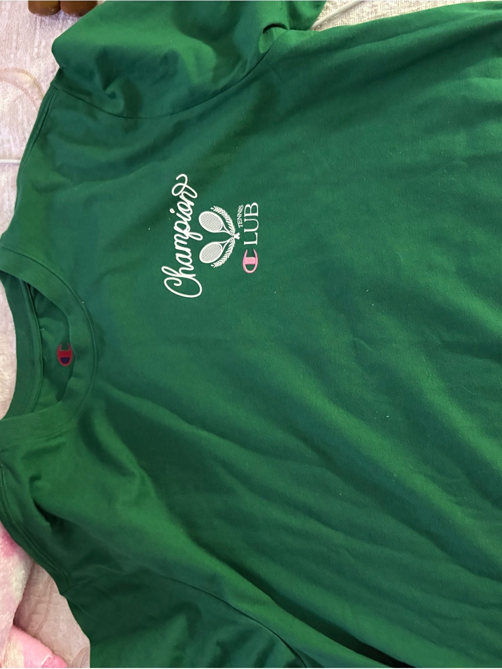 Champion Kids Green 'Champions Club' Graphic Sweatshirt